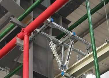 台儿庄该抗震支架的整体式支吊架结构协调性好
